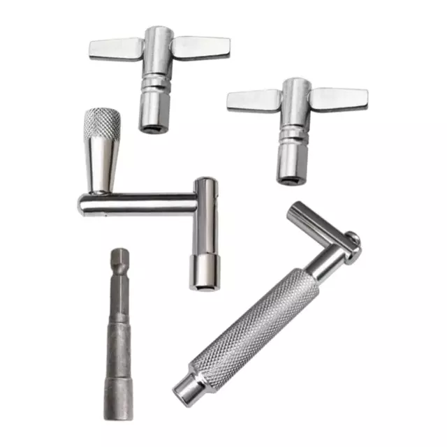5Pcs Drum Keys with Wrench for Snare Drum Percussion Instruments Accessories