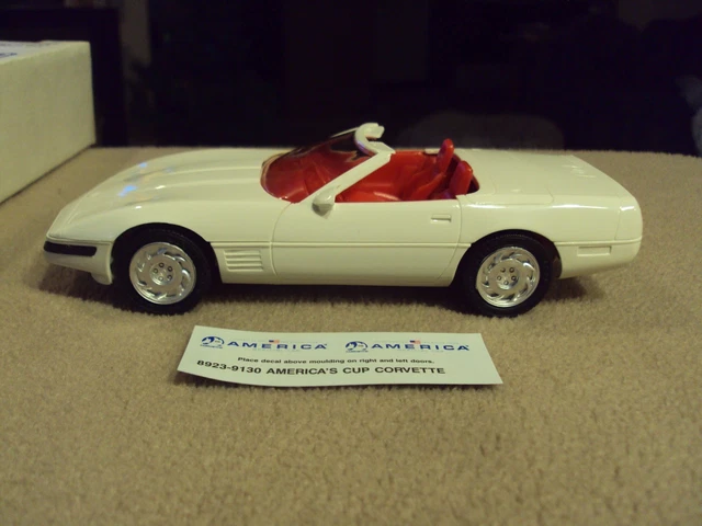 New Dealer Promo Model 1992 America cup Corvette Convertible