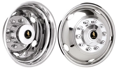 19.5" Chevy / GMC 3500HD Dually Wheel Simulators 10 lug rear 5 lug front bolt on