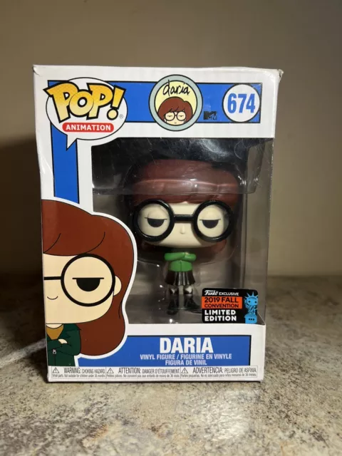 Daria Funko Pop #674 Animation 2019 NYCC Fall Exclusive Brand!