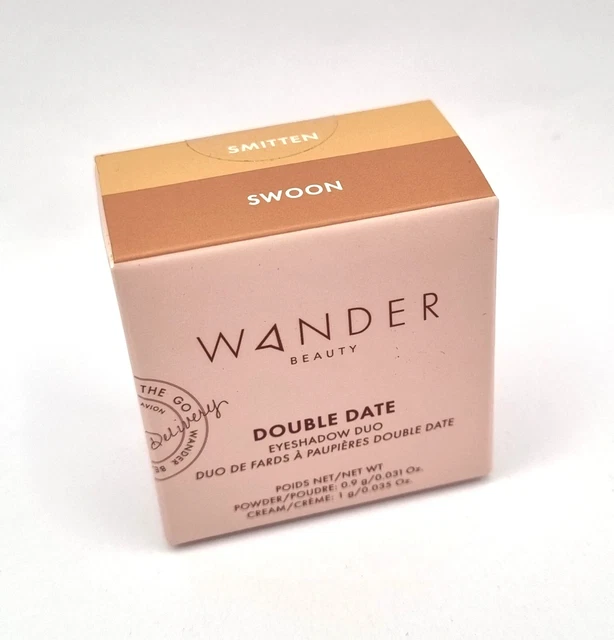 WANDER BEAUTY Double Date Eyeshadow Duo Smitten & Swoon Powder & Cream ...