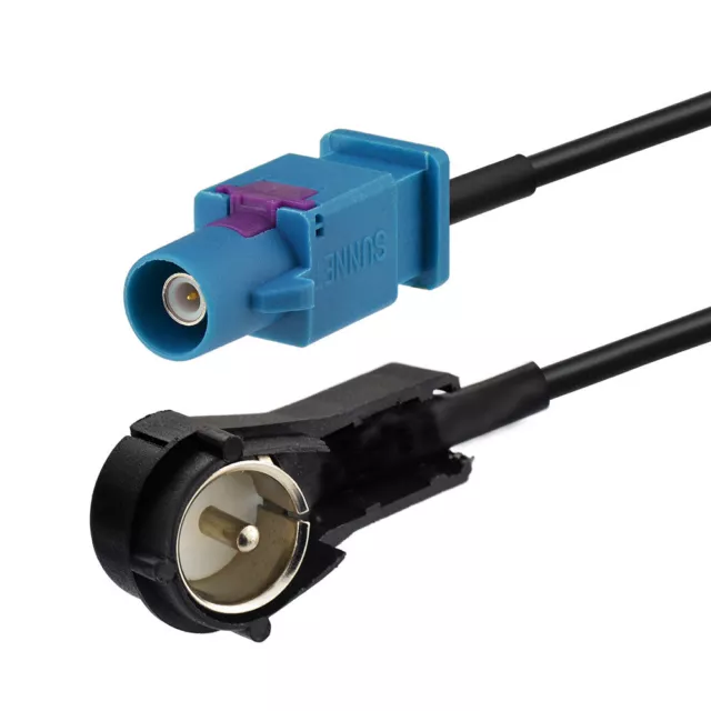 AUTO Radio/Stereo FAKRA Z spina TO ISO maschio RA adattatore antenna aerea ARIEL ARIAL