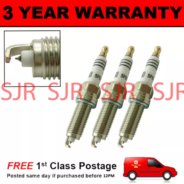 3X Iridium Tip Spark Plugs For Smart Fortwo 1.0 Turbo Brabus 2010- 102Ps #1