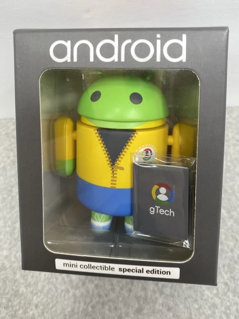 Android "gTech'er" (Yellow Jacket) Mini Collectible Special Edition New in Box