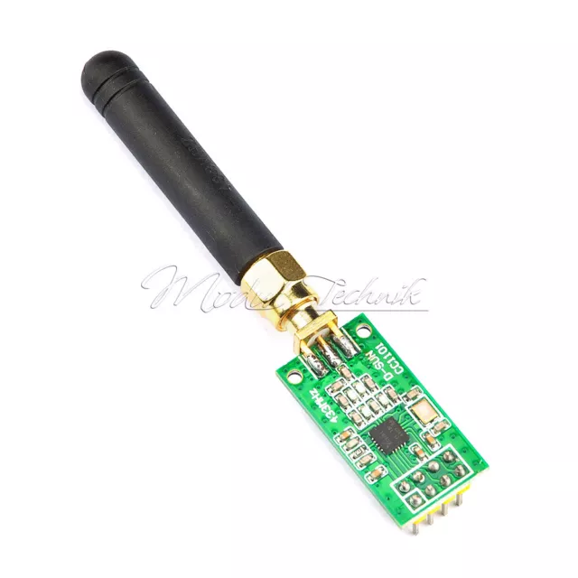 CC1101 Wireless RF Transceiver 433MHZ + SMA Antenna Wireless Module