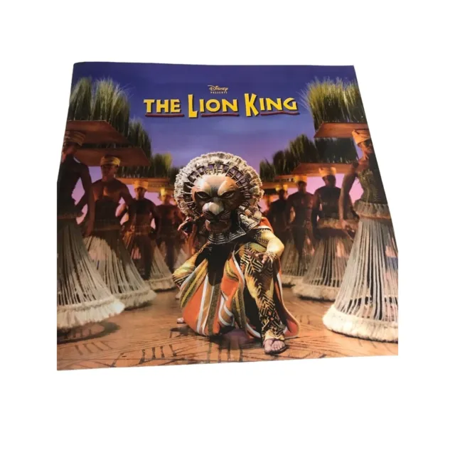 Disney Presents The Lion King Broadway Musical Program Book UK Tour