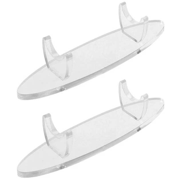 2 Pieces of Acrylic Pen Holder Display Stand, Transparent  Brush Holder5809