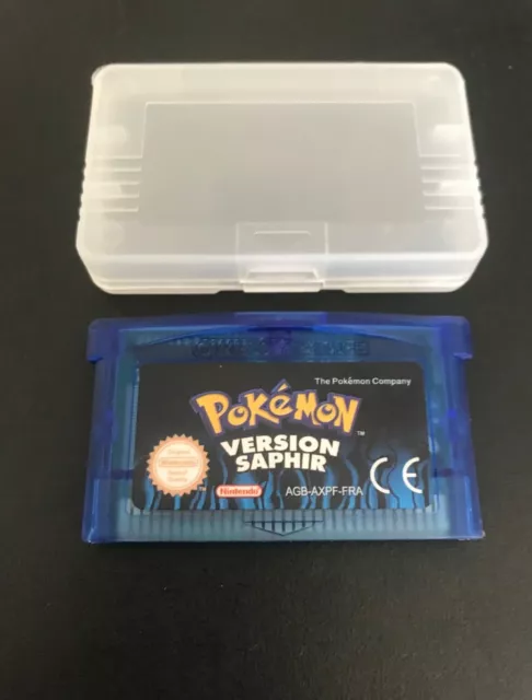 FRANCAIS Pokemon version Saphir Game Boy Advance GBA & Gameboy SP DS Lite.