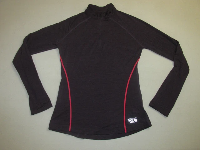 Mountain Hardwear Women's Integral Pro L/S Zip T * Purple * Small