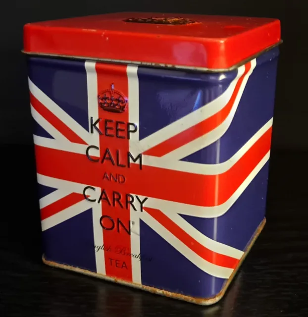 Keep Calm British Flag Tea Box