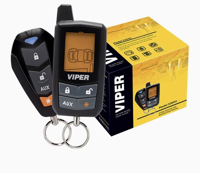 New Viper 5305V 2 Way Lcd Vehicle Car Alarm Keyless Entry Remote Start System