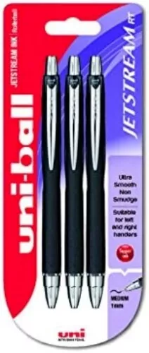 uni-ball SXN-210 Jetstream RT Rollerball Pens blue Smudge Resistant and Tamper