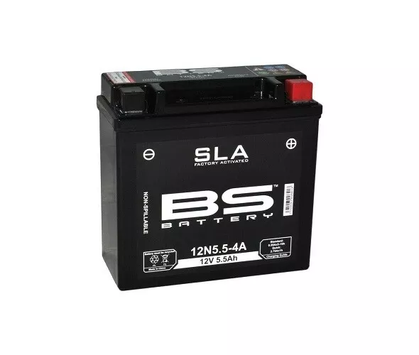 BATTERIE 12N5,5-4A BS SLA Motorrad Batterie