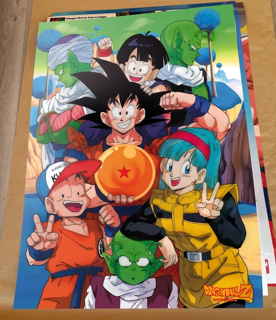 DRAGON BALL Z affiche B2 (70X50cm) Family picture SLUG Promo poster EUR 29,00 - FR