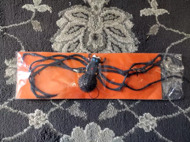 Vintage Ben Cooper IMPERIAL Halloween Spider Rubber Monster Jiggler  Circa 1979