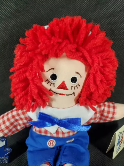 Vtg 90's Raggedy Andy Doll Applause Small Rag Doll Red Hair New With Tags 1991