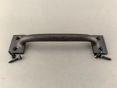 6" Cast Iron Vintage Style Barn Handle- Rustic Brown