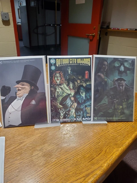 2017 Gotham City Villians Anniversary Giant #1 3 Covers