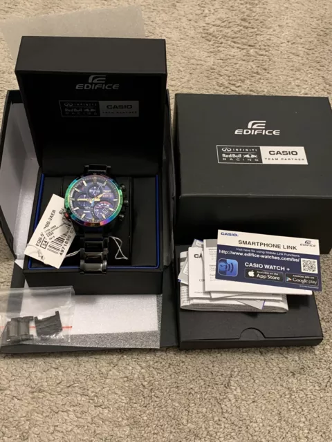 CASIO EDIFICE EQB 500RBB 2AER Tough Solar Bluetooth Chronograph