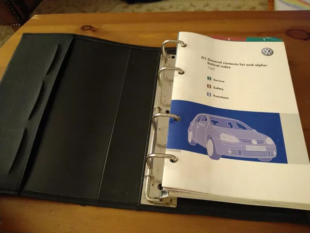 VW GOLF VOLKSWAGEN confezione libro completa PROPRIETARI MANUALE MANUALE PORTAFOGLIO 2006 2007 stampa