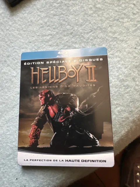 blu ray hellboy 2 steelbook complet version fr etat tbe 2 cd