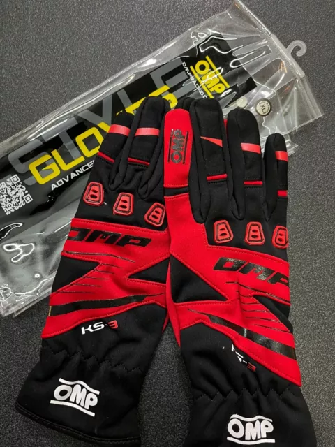 Kk02743E060Xl Ks-3 Guanti Kart Rosso/Nero Tg. Xl