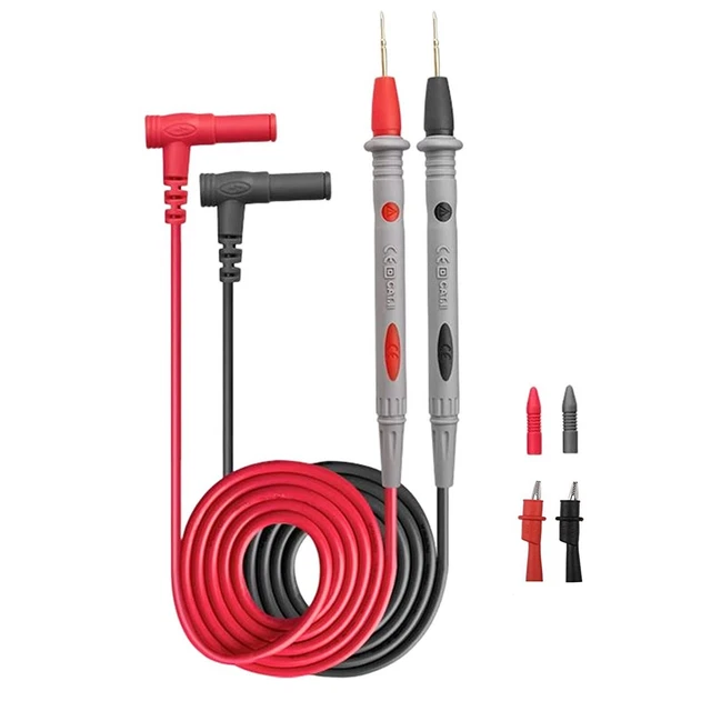 Multimetro Durevole Test Cavo Alligatore Piombo Alligatore Clip Coccodrillo Sonde Affilate