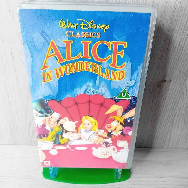 ALICE IN WONDERLAND Vhs Tape - Rare Retro Movie Series Vintage £10.14
