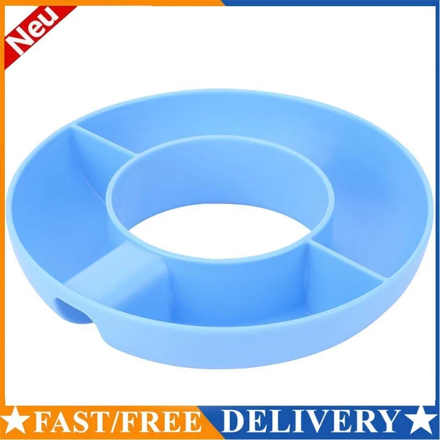 Tazón de paja portátil reutilizable para palomitas de maíz para Stanley 40 oz (azul)