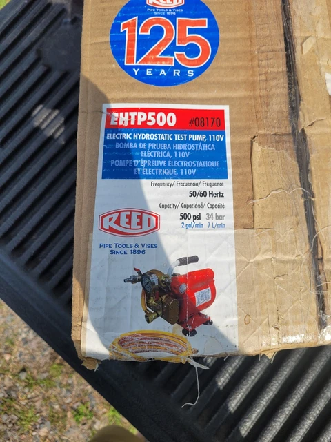 Reed Mfg Hydrostatic Test Pump Electric Reed Mfg Hydrostatic Test Pump Electric