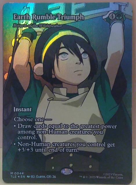 MTG - AVATAR TLA Eternal - Return of the Wildspeaker/Earth Rumble ...