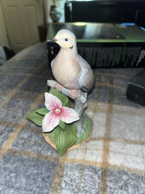 Lenox Garden Birds Collection Mourning Dove Porcelain Figurine 1999 Morning