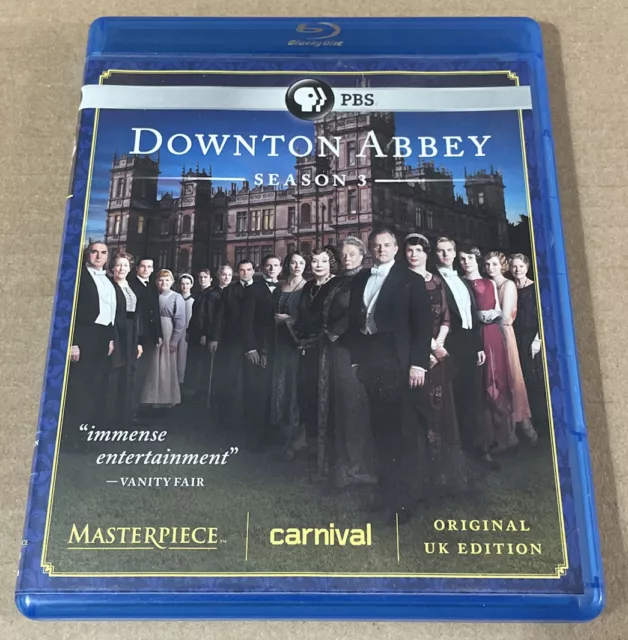 DOWNTON ABBEY: SEASON 3 (Blu-ray Disc, 2013, 3-Disc Set) $1.50 - PicClick