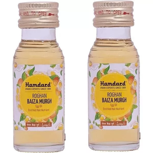 2 Hamdard Roghan Baiza Murgh Herbal 100 % natürliches Haaröl gegen...