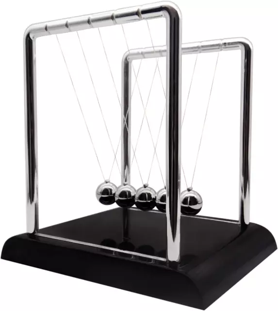 Newtons Cradle Balance Pendulum, Swinging Kinetic Balls, Fun Science Learning AU