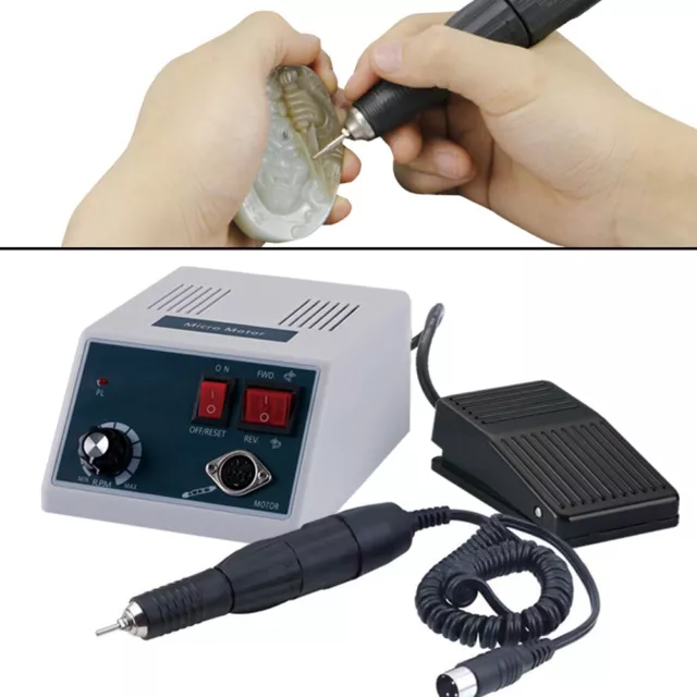 110V Dental Lab Electric Micromotor Polishing Drill Machine Handpiece 35K RPM