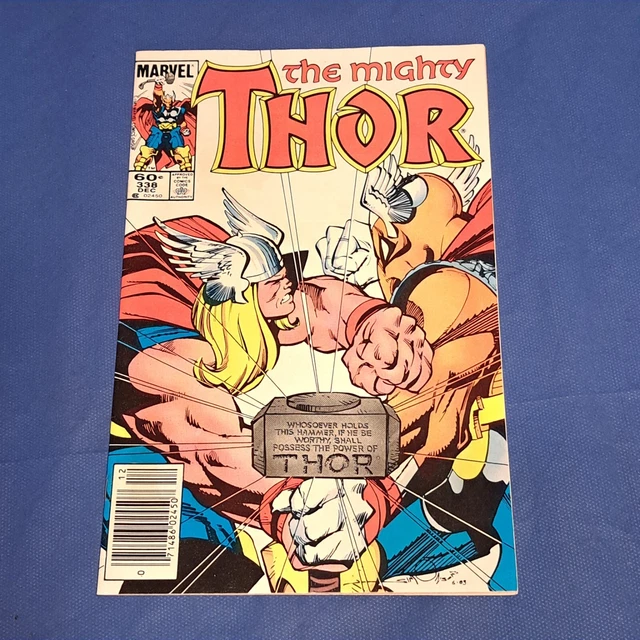 The Mighty Thor #338  2nd Beta Ray Bill 1983 Newsstand Marvel Comics