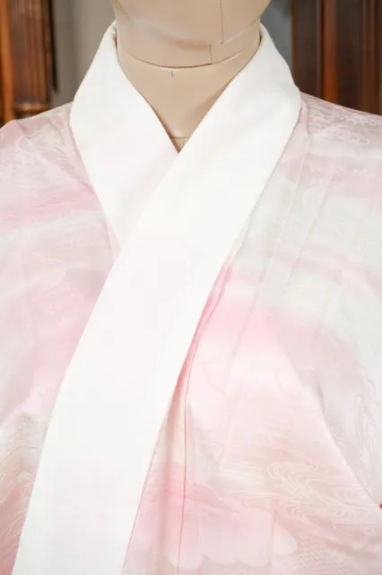 Dear Vanilla Japanese Juban Undergown Women's Kimono Genuine Vintage Mint 3