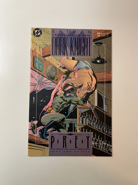 Batman Legends of the Dark Knight #12 1989 DC Comic Book Prey VF 8.0
