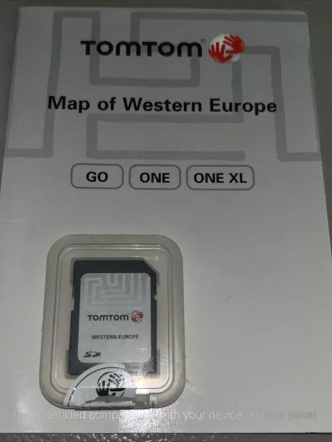 Tomtom One Xl, One, Go Sd Card Western Europe.