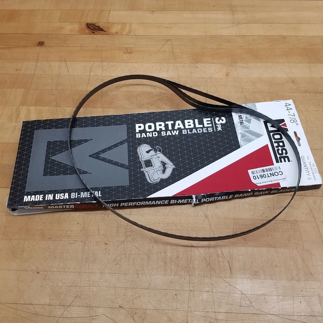 Morse ZWEP4418W  Portable Band Saw Blade, 44-7/8" - NEW