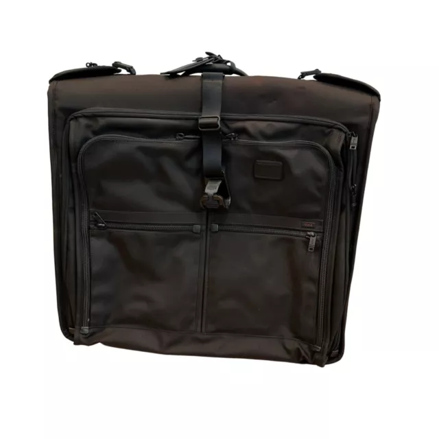 TUMI Large Black Garment Hangers Travel Packing Suitcase