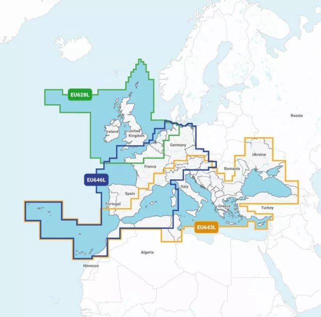 Garmin Navionics+ Europa Regular | Marca Garmin | 29.061.02