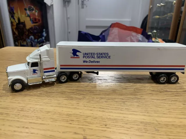 Ertl 1/64 United States Express Mail Postal Service Semi Truck Trailer Lorry