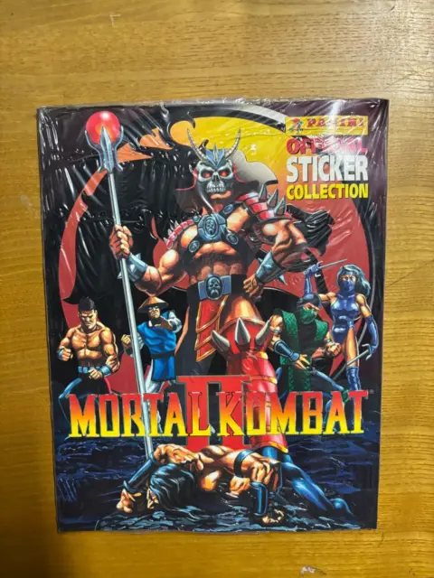 Mortal Kombat 2 Sealed Panini Album Sealed