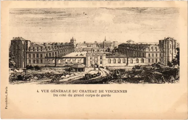 CPA Vincennes vue generale du Chateau (1347040)