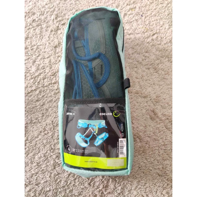 (V) New EDELRID JAYNE II CLIMBING HARNESS SPORT CLIMB sz L
