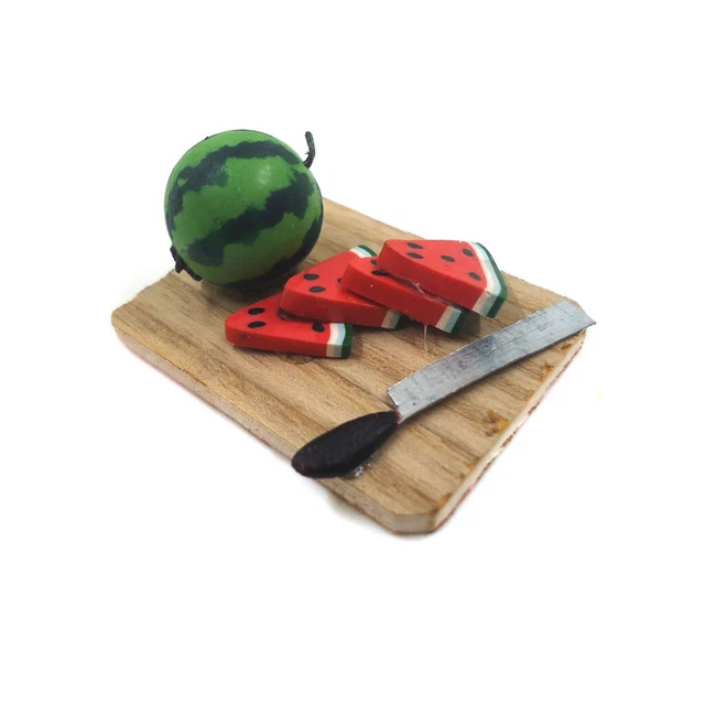 1:12 Toy House Miniature Scene Model Kitchen Chopping Board Simulation Toy