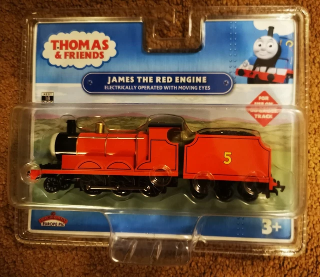 N Scale Train Set Bachmann 91403 G Scale James Red Engine + Moving N Scale Train Set Bachmann 91403 G Scale James Red Engine + Moving