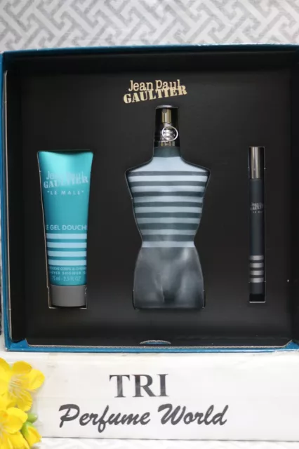 Jean Paul Gaultier Le Male Elixir Parfum 3-Pcs Gift Set